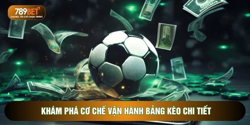 Khám phá cơ chế vận hành bảng kèo chi tiết