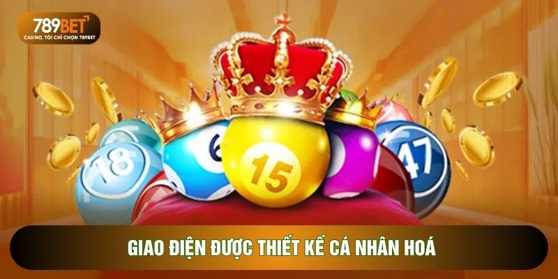 Giao điện được thiết kế cá nhân hoá